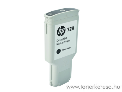 HP DesignJet T730/T830 (728) eredeti matte black patron F9J68A HP DesignJet T730 tintasugaras nyomtathoz