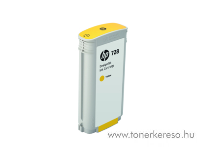 HP DesignJet T730/T830 (728) eredeti yellow tintapatron F9J65A HP DesignJet T730 tintasugaras nyomtathoz