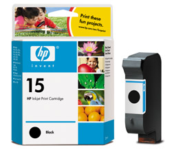 HP C6615DE Bk (No. 15) tintapatron HP Officejet 750 tintasugaras nyomtathoz