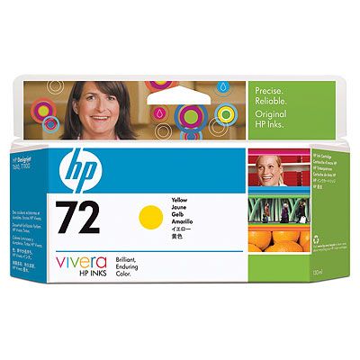 HP C9373A (No. 72) Yellow tintapatron HP Designjet T610 tintasugaras nyomtathoz