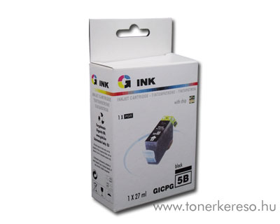 Canon PGI5B fekete utngyrtott chipes tintapatron G-Ink Canon PIXMA iP3500 tintasugaras nyomtathoz