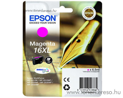 Epson 16XL eredeti nagykap. magenta tintapatron T16334010 Epson WorkForce WF-2650DWF tintasugaras nyomtathoz