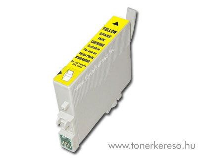 Epson T0804 yellow utngyrtott tintapatron OP