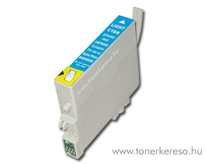 Epson T0805 light (photo) cyan utngyrtott tintapatron OP Epson Stylus Photo PX720WD tintasugaras nyomtathoz