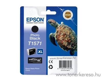 Epson Tintapatron T1571 fekete Epson Stylus Photo R3000 tintasugaras nyomtathoz