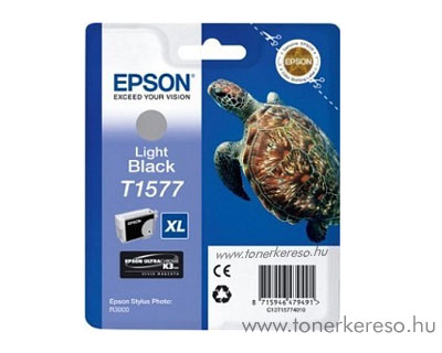 Epson Tintapatron T1577 light black Epson Stylus Photo R3000 tintasugaras nyomtathoz