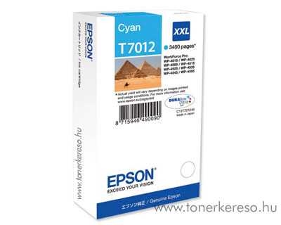 Epson Tintapatron T7012 Epson WorkForce Pro WP-4025DW tintasugaras nyomtathoz