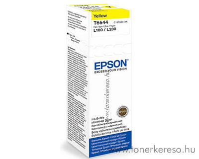 Epson Tinta yellow T66444A Epson L335 tintasugaras nyomtathoz