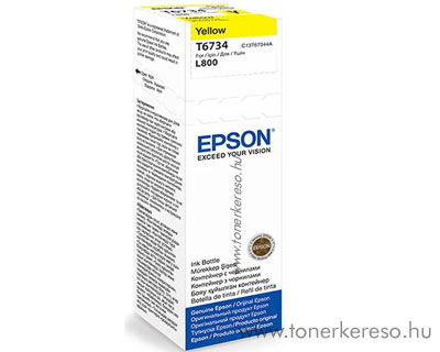 Epson Tinta yellow T67344A Epson L810 tintasugaras nyomtathoz