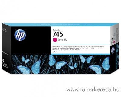 HP Designjet Z2600 (745) eredeti magenta tintapatron F9K01A HP DesignJet Z2600  tintasugaras nyomtathoz