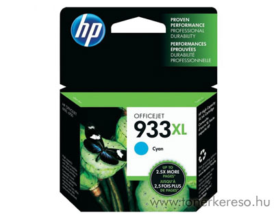 HP CN054AE (No. 933XL) cyan tintapatron HP Officejet 7612 tintasugaras nyomtathoz