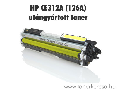 HP CE312A (126A) yellow utngyrtott lzertoner OP  HP TopShot LaserJet Pro M275 MFP lzernyomtathoz