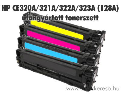 HP CE320A/321A/322A/323A (128A) utngyrtott tonercsomag/pack BC HP LaserJet Pro CM1415fn lzernyomtathoz