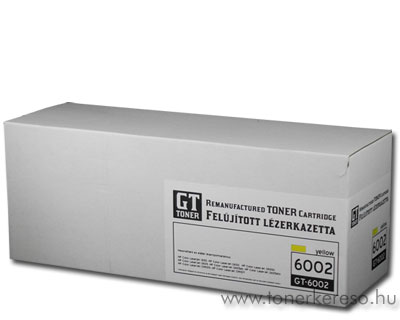 HP Q6002A yellow kompatibilis/feljtott lzertoner GToner HP Color LaserJet 2605 lzernyomtathoz