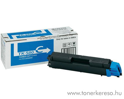 Kyocera TK580 C eredeti cyan toner FS5150DN 1T02KTCNL0 Kyocera FS-5150DN lzernyomtathoz