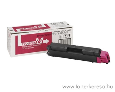 Kyocera TK580 M eredeti magenta toner FS5150DN 1T02KTMNL0 Kyocera FS-5150DN lzernyomtathoz