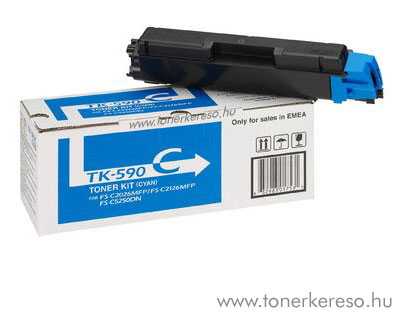 Kyocera TK590 C eredeti cyan toner FSC2026/2126MFP 1T02KVCNL0 Kyocera FS-C2126 MFP lzernyomtathoz