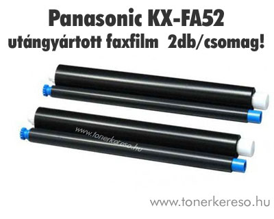 Panasonic KX-FA52 utngyrtott faxfilm 2 tekercs!