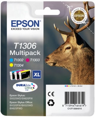 Epson Tintapatron T1306 Epson Stylus Office BX625FWD tintasugaras nyomtathoz