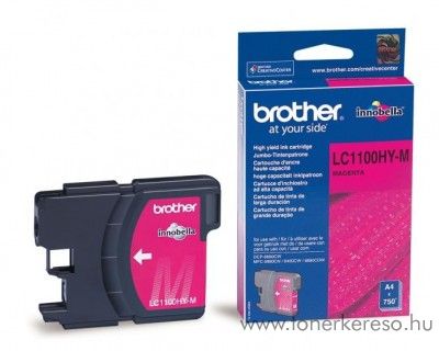 Brother DCP-6690/MFC-6490 eredeti magenta tintapatron LC1100HYM Brother MFC-5890CN tintasugaras nyomtathoz