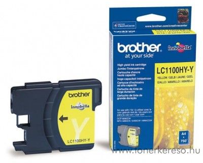 Brother DCP-6690/MFC-6490 eredeti yellow tintapatron LC1100HYY Brother MFC-6490CW tintasugaras nyomtathoz