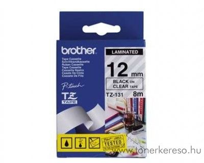 Brother eredeti TZe131 black-clear szalag BRTZe131RB Brother P-Touch 1800 mtrixnyomtathoz