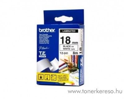 Brother eredeti TZe241 black-white szalag BRTZe241RB Brother P-Touch 9600 mtrixnyomtathoz