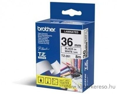 Brother eredeti TZe261 black-white szalag BRTZe261RB Brother P-Touch 9200DX mtrixnyomtathoz