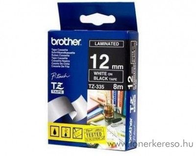 Brother eredeti TZe335 white-black szalag BRTZe335RB Brother P-Touch 7500VP mtrixnyomtathoz