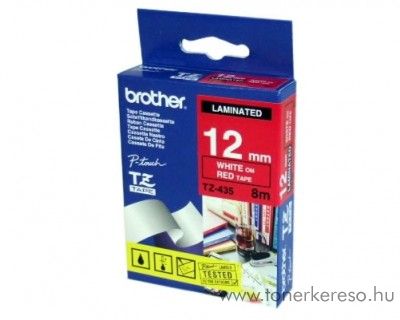Brother eredeti TZe435 black-red szalag BRTZe435RB Brother P-Touch RL700S mtrixnyomtathoz