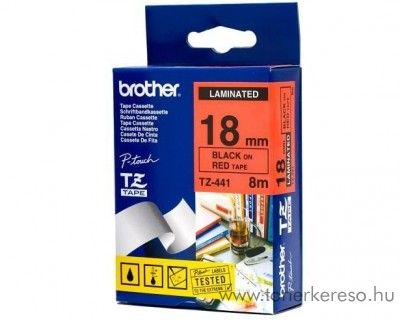 Brother eredeti TZe441 black-red szalag BRTZe441RB Brother P-Touch RL700S mtrixnyomtathoz