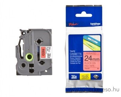 Brother eredeti TZe451 black-red szalag BRTZe451RB Brother P-Touch RL700S mtrixnyomtathoz
