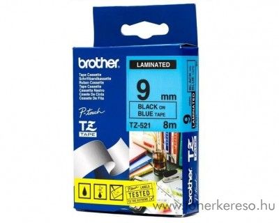 Brother eredeti TZe521 black-blue szalag BRTZe521RB Brother P-Touch RL700S mtrixnyomtathoz