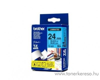 Brother eredeti TZe551 black-blue szalag BRTZe551RB Brother P-Touch RL700S mtrixnyomtathoz