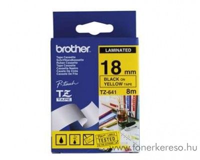 Brother eredeti TZe641 black-yellow szalag BRTZe641RB Brother P-Touch RL700S mtrixnyomtathoz