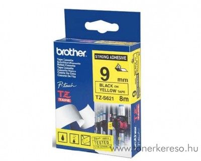 Brother eredeti TZeS621 black-yellow szalag BRTZeS621RB Brother P-Touch RL700S mtrixnyomtathoz