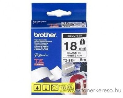 Brother eredeti TZeSE4 black-white szalag BRTZeSE4RB Brother P-Touch 7600VP mtrixnyomtathoz