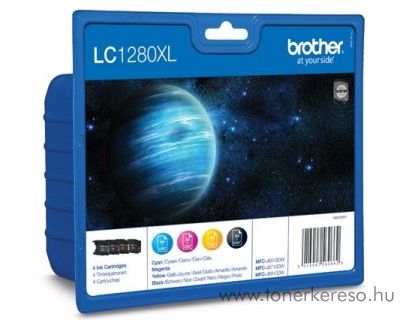 Brother MFC-J6510 eredeti CMYBK tintapatron pack LC1280XLVALBP Brother MFC-J6710DW tintasugaras nyomtathoz