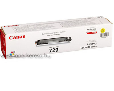 Canon Cartridge 729 yellow lzertoner Canon i-SENSYS LBP-7010C lzernyomtathoz