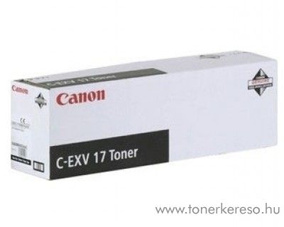 Canon C-EXV17BK eredeti fekete black toner 0262B002AA