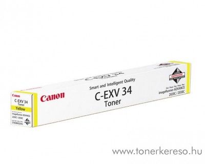 Canon C-EXV34Y eredeti yellow toner 3785B002AA