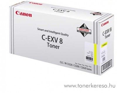 Canon C-EXV8Y eredeti yellow toner 7626A002AA Canon iRC2620N fnymsolhoz