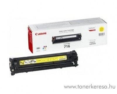 Canon Cartridge 716 Yellow lzertoner Canon LBP-5050n lzernyomtathoz