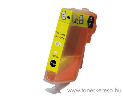 Canon CLI521Y yellow utngyrtott tintapatron Canon PIXMA MP630 tintasugaras nyomtathoz