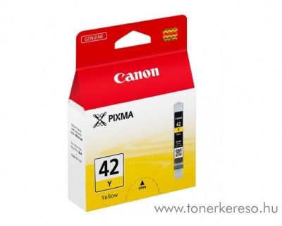 Canon CLI-42Y eredeti yellow tintapatron 6387B001 Canon PIXMA Pro 100 tintasugaras nyomtathoz