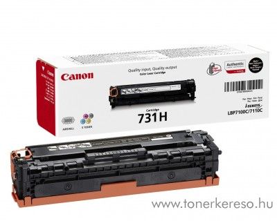 Canon CRG-731HBK eredeti high fekete black toner 6273B002  Canon i-SENSYS LBP7100CN lzernyomtathoz