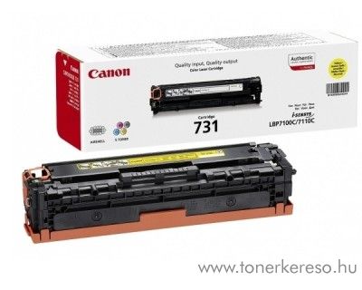 Canon CRG-731Y eredeti yellow toner 6269B002 Canon I-Sensys MF 620C Series lzernyomtathoz