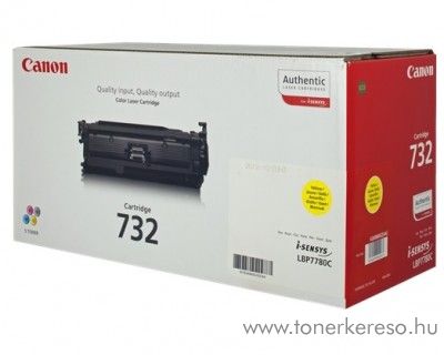 Canon CRG-732Y eredeti yellow toner 6260B002 Canon i-Sensys LBP7780CX lzernyomtathoz