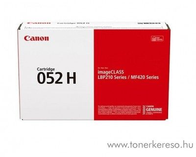 Canon i-SENSYS MF-428x (CRG052H) eredeti black toner 2200C002 Canon i-SENSYS LBP214dw lzernyomtathoz