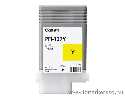 Canon IPF680 (PFI-107) eredeti yellow tintapatron 6708B001AA Canon Imageprograf iPF785 M 40  tintasugaras nyomtathoz